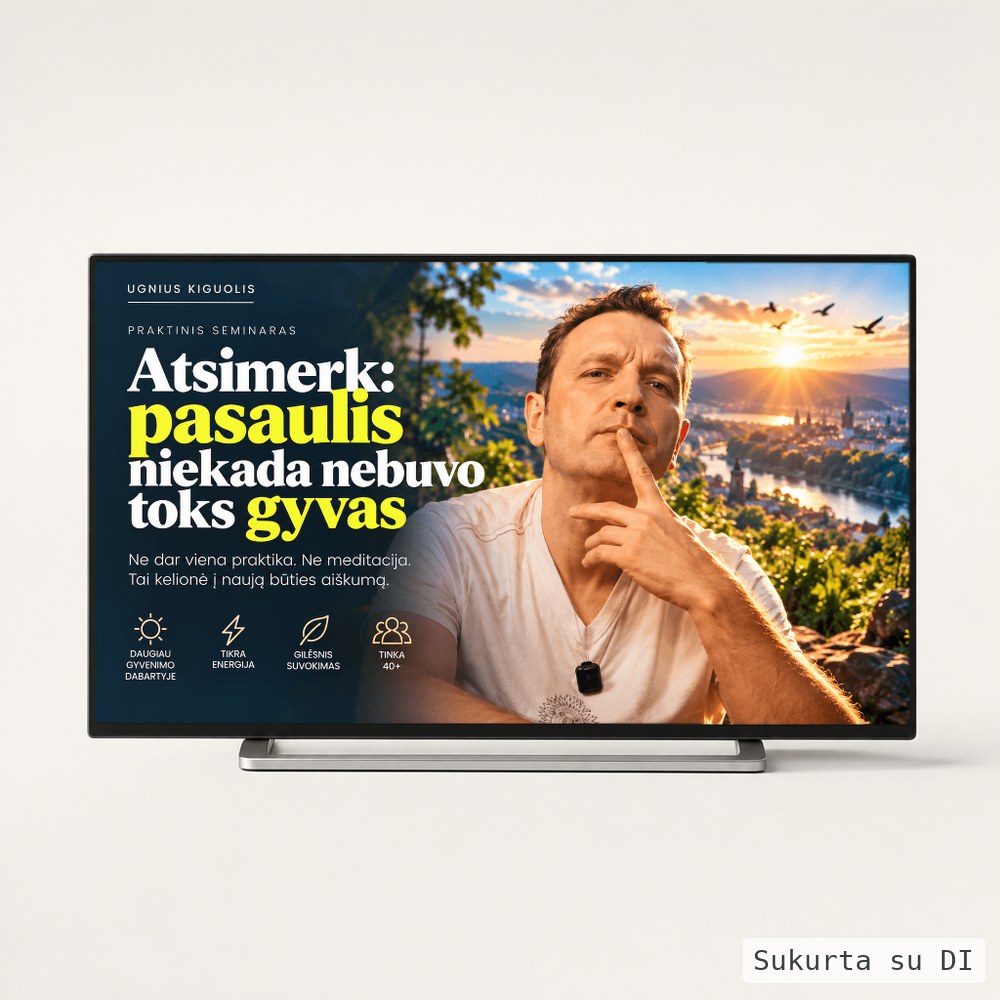 Atsimerk: pasaulis niekada nebuvo toks gyvas