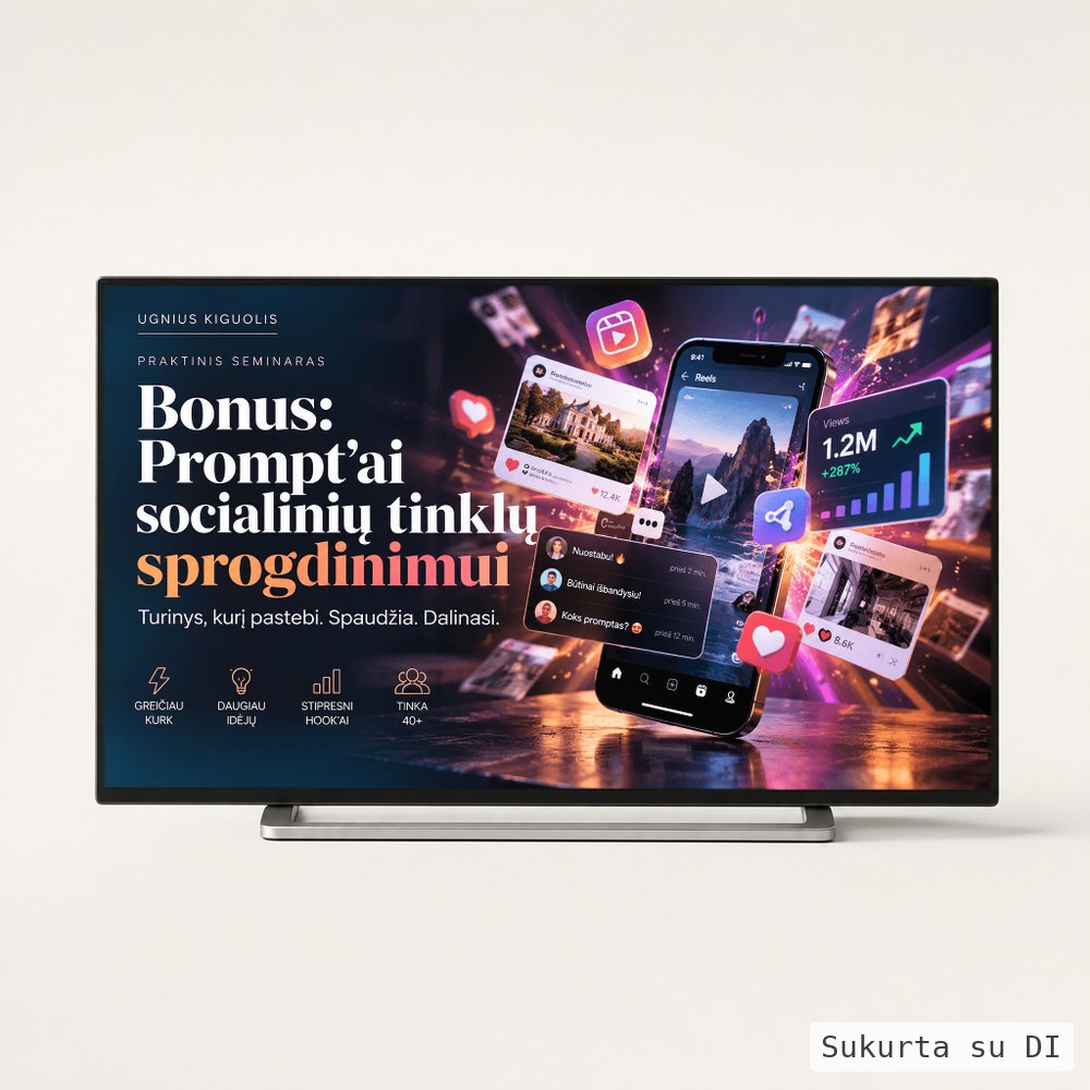 Prompt'ai Socialinių Tinklų Sprogdinimui