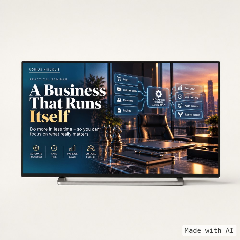 A Business That Runs Itself
