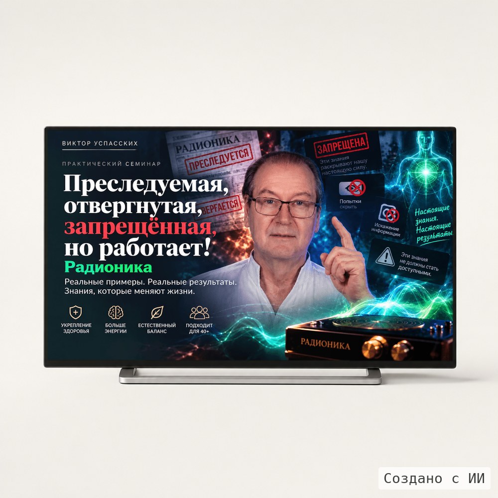 Преследуемая. Отвергнутая. Запрещённая. Но работает! - Радионика