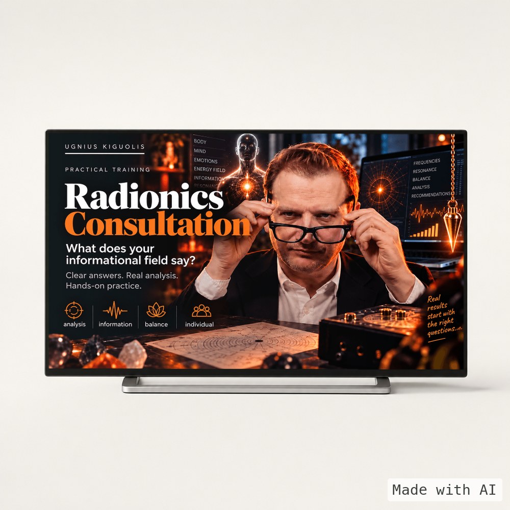 Radionics Consultation and Individual Training
