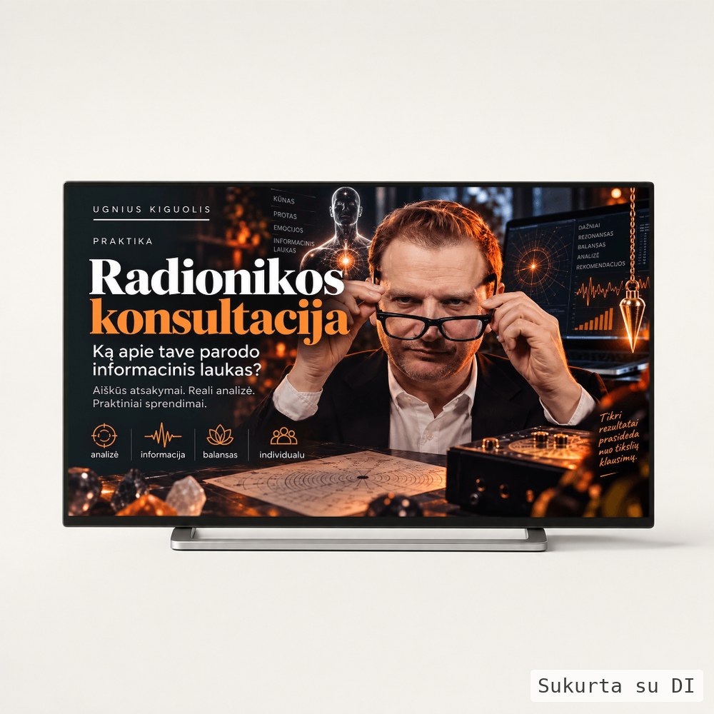 Radionikos konsultacija ir individualūs mokymai