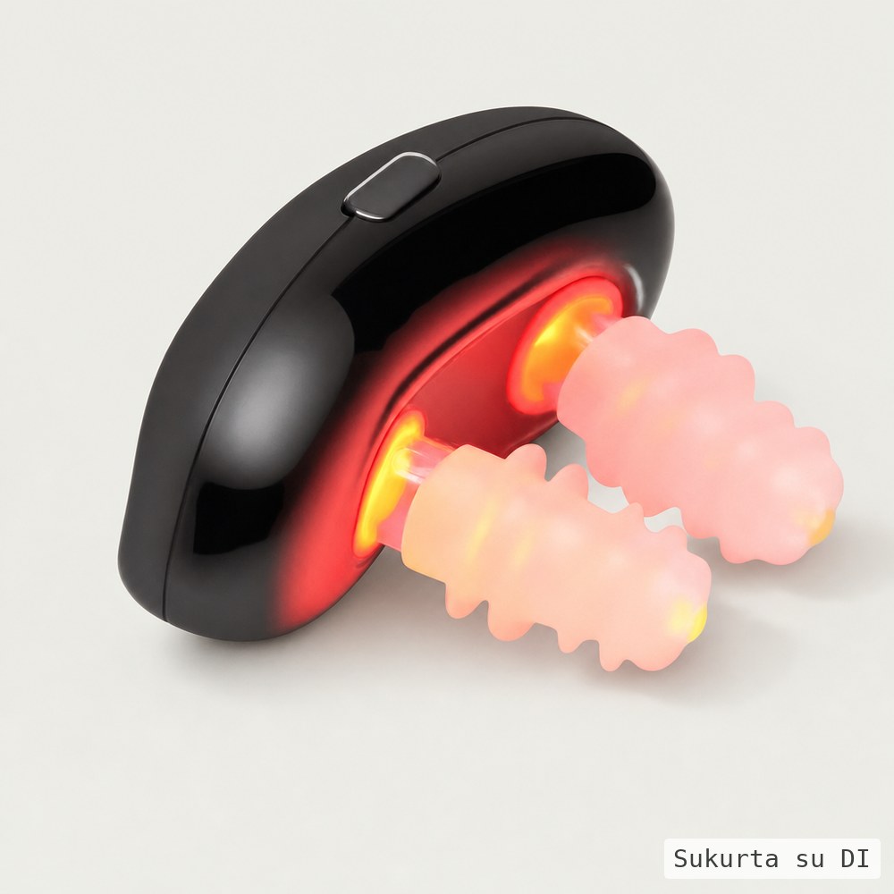 Nosies LED šviesos prietaisas + RespiCoviX