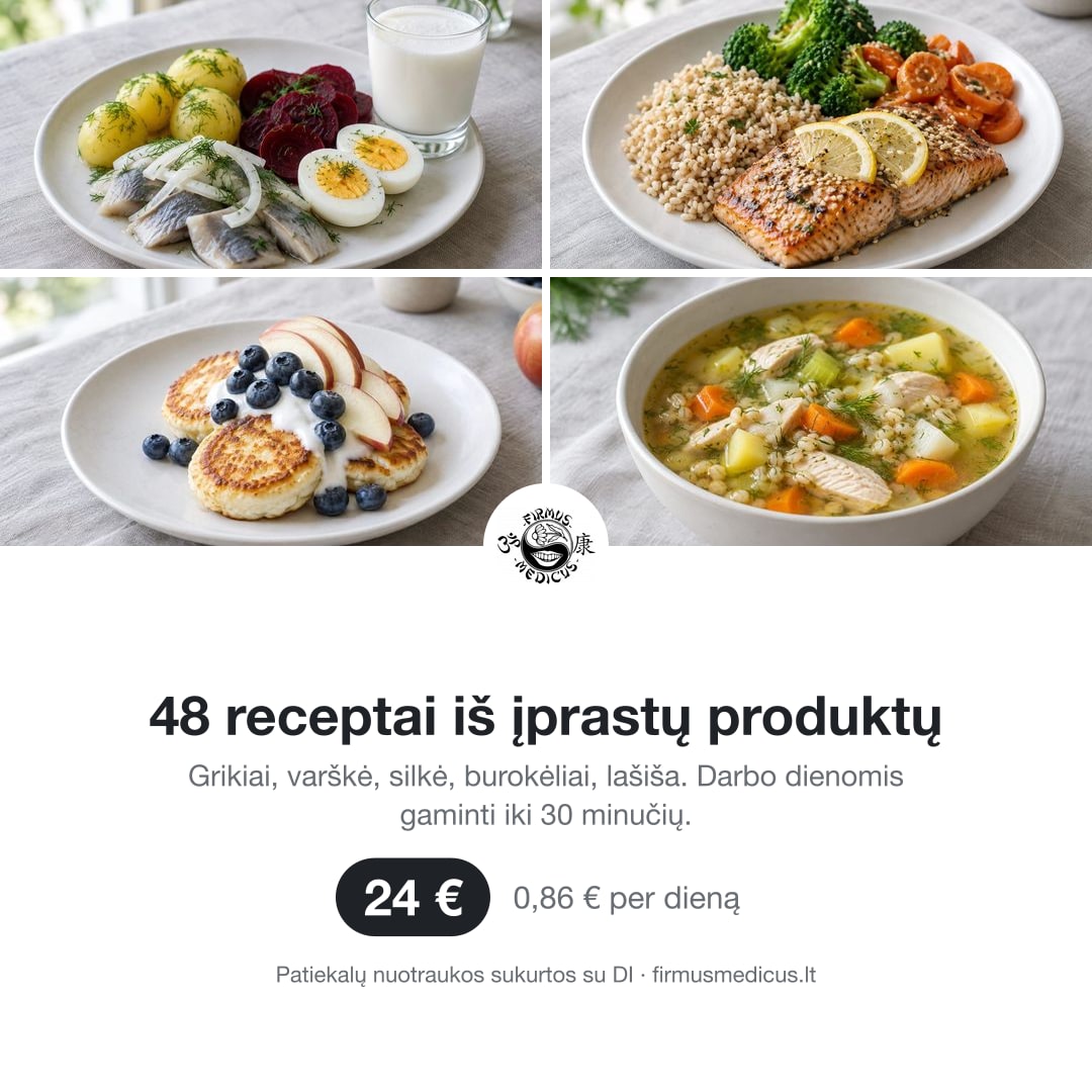 48 рецептов из обычных продуктов (текст на литовском)