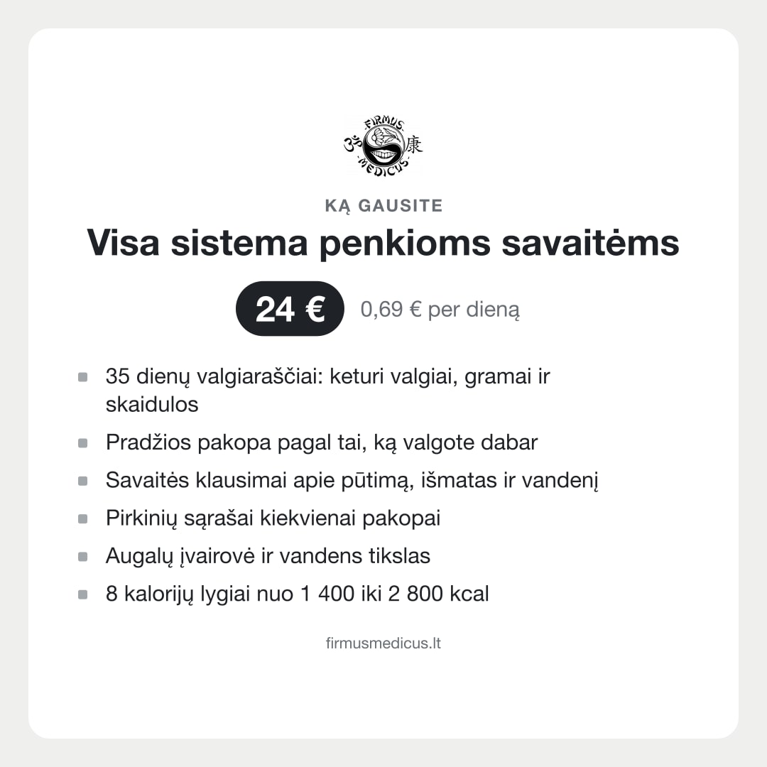 What you get (Lithuanian text)